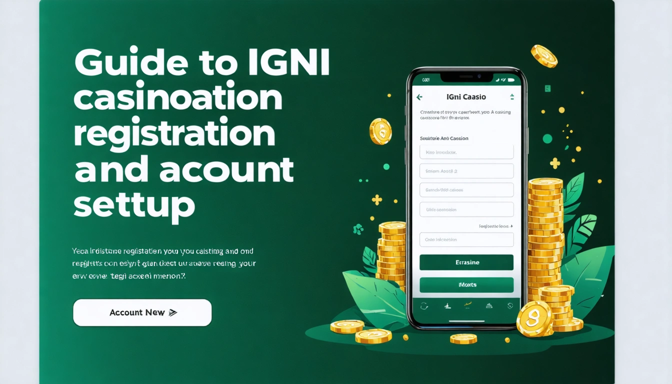 Guide to Igni casino registration and account setup